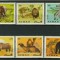 AJMAN 1969 - FAUNA - ANIMALE Lei, Elefanti, Camile, Zebre ETC