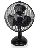 Cumpara ieftin Ventilator de birou Floria ZLN-1211, Diametru 26 cm, Putere 25 W, 2 trepte de viteza, Functie oscilare