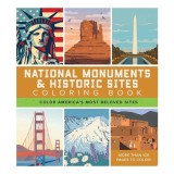 National Monuments &amp; Historic Sites Coloring Book
