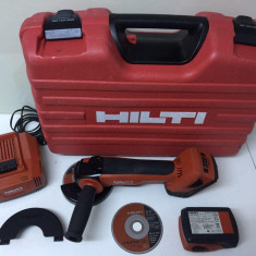 Polizor Unghiular pe Baterie Hilti AG 125-A22 Fabricație 2013