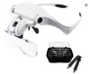 Ochelari cu Lupa ?i LED 9892B2 &ndash; 5 Lentile Interschimbabile, Iluminare LED, Prindere pe Cap