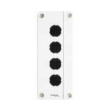 Carcasa de comanda pentru 4 butoane &Oslash;22 mm, 194x51 mm, Breckner Germany