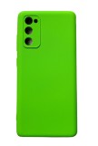 Husa silicon protectie camera pentru Samsung Galaxy S20 FE 5G Verde Gazon