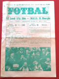 Program meci fotbal FC &quot;SOIMII&quot; IPA SIBIU - IMASA SFantu GHeorghe (21.04.1985)