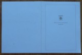 Meniu si invitatie catre Mia Groza , Bellevue Palace Berna, 1974, New York