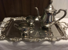 Set ceai Argintat Galleon foto