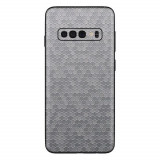 Cumpara ieftin Set Folii Skin Acoperire 360 Compatibile cu Samsung Galaxy S10 Plus (Set 2) - ApcGsm Wraps HoneyComb Gray, Argintiu, Oem