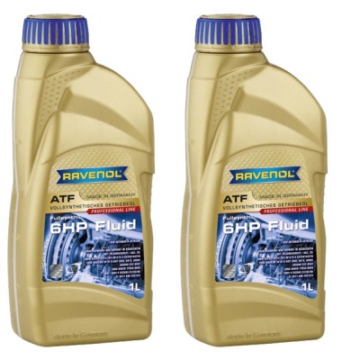 Pachet 2 litri ulei Ravenol ATF 6 HP Fluid pentru transmisie automata foto