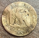 C50 - Moneda foarte veche - Franta - 5 - cinq centimes - 1856 - Napoleon III