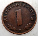 2.431 GERMANIA 1 REICHSPFENNIG 1937 D, Europa, Bronz