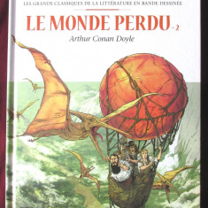 "LE MONDE PERDU - 2", Arthur Conan Doyle. Benzi desenate in limba franceza