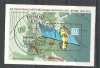 Germany DDR 1972 Space, perf. sheet, used H.050, Stampilat
