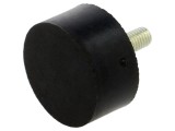 Picioruş vibro-absorbant ELESA GANTER &Oslash;40mm H20mm Duritate Shore 70 M8 Gumă