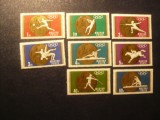 Serie Ungaria 1968 - Medalii Olimpiada Mexic , 8 valori