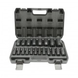 Trusa chei tubulare de impact lungi 10-38mm, 78mm, patrat 1/2 inch Cr-Mo 20 piese Breckner Germany