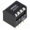 Intrerupator DIP, 2 pozitii, montare THT, 4 sectiuni, OMRON OCB - A6FR4101