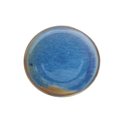 Farfurie, Horecano, albastru, ceramica, 26 cm, model Laguna foto