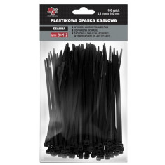 MA Professional Set 100 Buc Colier Plastic 4,8X160MM Negru 20-H12