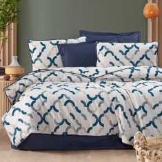 LENJERIE DE PAT CREPONATA 100% BUMBAC (CREP54) - King size