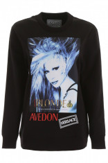 Bluza dama Versace avedon x versace sweatshirt A84655 A227994 A1008 Negru foto