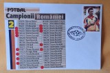 Hagi - Istoria fotbalului - Suporter - fan zone - CAMPIONII ROMANIEI, plic, intreg postal