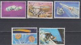 A12 S3 9 - Timbre foarte vechi - Sharjah - cosmos - statii spatiale, Spatiu, Stampilat