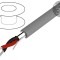 Cablu ecranat 2x22AWG PVC