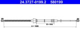 ATE 24.3727-0199.2 Cablu, frana de parcare