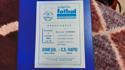 program Somesul SM - Rapid Arad foto