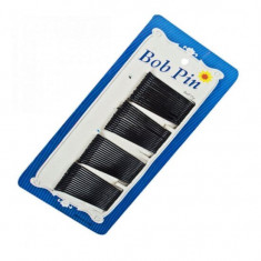 Agrafe Bob Pin, Negre, 4cm