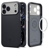Husa MagSafe pentru Apple iPhone 18 Pro / 17 Pro, Spigen, Caseology Nano Pop, Neagra ACS12177