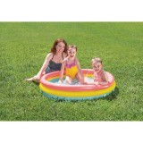 Piscină gonflabilă pentru copii, &Oslash;114x25 cm, multicoloră, CMCLASS