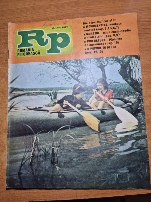 romania pitoreasca iulie 1981