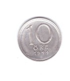 Moneda Suedia 10 ore 1944, stare buna, curata