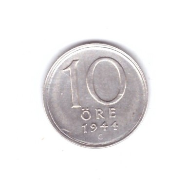 Moneda Suedia 10 ore 1944, stare buna, curata foto
