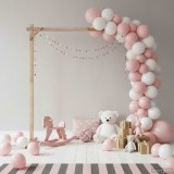 vidaXL Arc de nuntă Maro deschis 225 x 95 x 226 cm Lemn de pin masiv 42019394