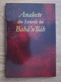 Analecte din scrierile lui Baha &#039;u &#039;llah (Bahai)