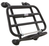 Portbagaj negru lucios fata Vespa Primavera - Primavera Touring - Sprint - Sprint Sport (13-19) 50-125-150cc - culoare: negru lucios