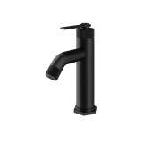 Cumpara ieftin Baterie lavoar GoodHome Selenga &ndash; Negru Mat