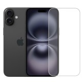 Folie de Protectie pentru Apple iPhone 16, TEO, Sticla Securizata 3D, High Definition pentru Ecran complet, Anti Zgirieturi, Anti bule, Transparenta