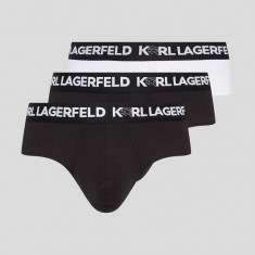 Karl Lagerfeld slip 3-pack barbati, culoarea negru