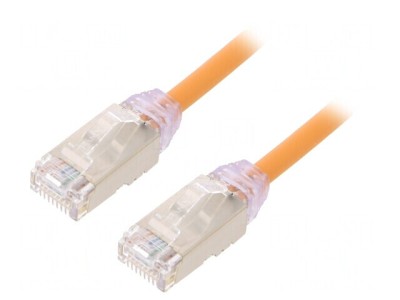 Patch Cord F/UTP 6A LSZH Portocaliu 5m foto