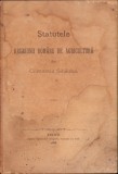 HST 366SP Statutele Reuniunii Rom&acirc;ne de Agricultură din Comitatul Sibiului 1888