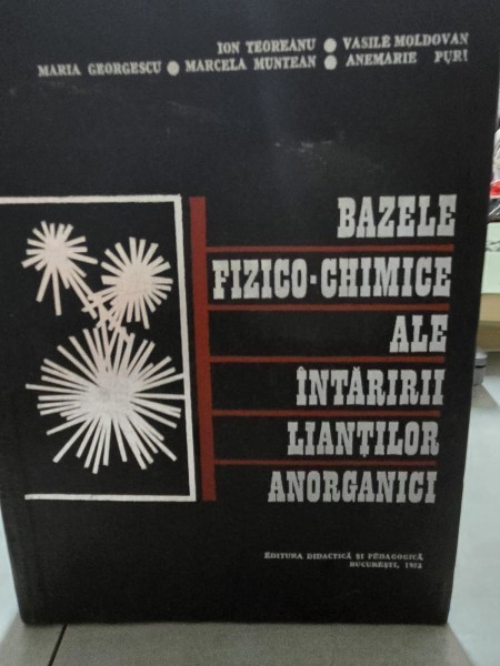 Bazele Fizico-Chimice ale intaririi liantilor anorganici - Ion Teoreanu, Vasile Moldovan, Maria Georgescu, Marcela Muntean, Anemarie Puri