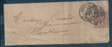 France 1893 Old wrapper postal stationery Cholet to Parthenay D.311