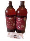 Dual Pack, Pure Tung Oil, Pure Teak Oil, laveta bumbac, 1000 ml/1000 ml,