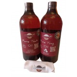 Dual Pack, Pure Tung Oil, Pure Teak Oil, laveta bumbac, 1000 ml/1000 ml,