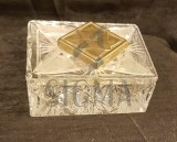 BOMBONIERA CRISTAL SI BRONZ