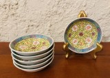 6 BOLURI DIN PORTELAN CHINEZESC, PICTATE MANUAL D10CM