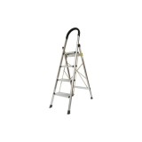 Scara aluminiu pliabila, 4 trepte antiderapante, inaltime 143cm, sarcina maxima 150Kg Crownman Cod: DISPN84 Automotive TrustedCars